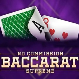 Baccarat Supreme online game logo by OneTouch Games on slotoroocasino.com