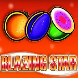 Blazing Star online game logo by Merkur Gaming on slotoroocasino.com