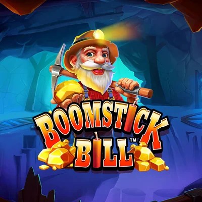 Boomstick Bill slot logo by High Limit Studio at Slotoro Casino