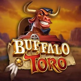 Buffalo Toro slot logo by ELK Studios at Slotoro Casino