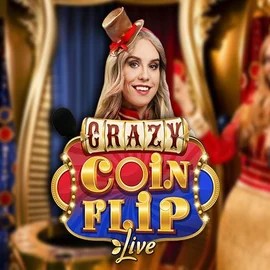 Live Casino logo of Crazy Coin Flip from Evolution at Slotoro Casino
