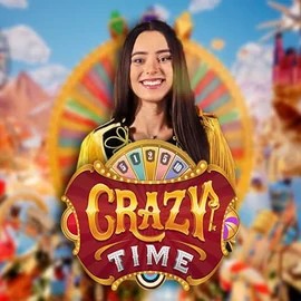 Crazy Time logo by Evolution Slotoro Casino