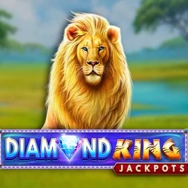 Official Jackpots logo: Diamond King Jackpots by SpinPlay Games at Slotoro Casino
