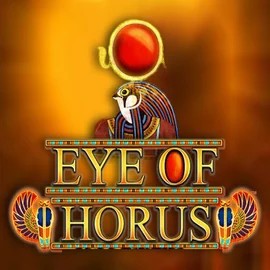 Eye of Horus slot logo by RTG (Reel Time Gaming) at Slotoro Casino