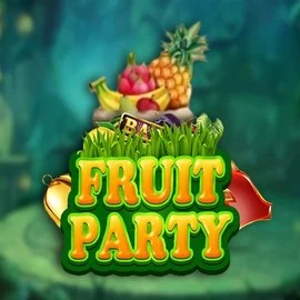 Fruit Party slot logo by Top Trend Gaming at Slotoro Casino