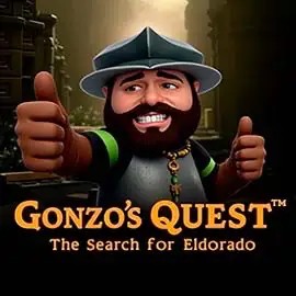 Gonzo's Quest casino game by NetEnt – featured logo at Slotoro Casino