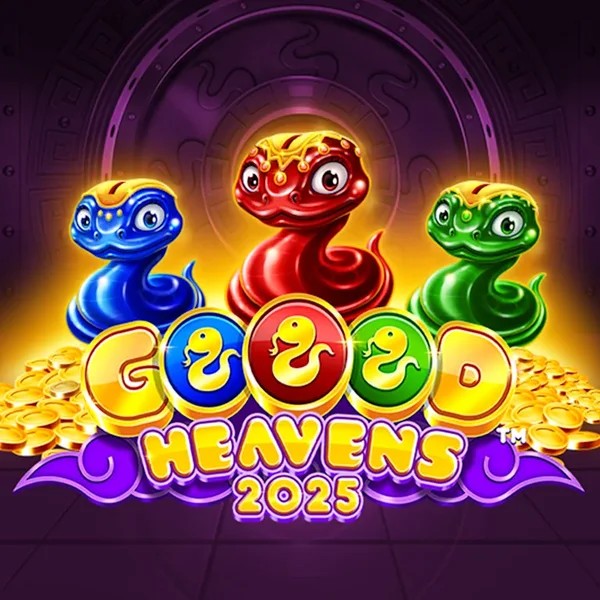 Goood Heavens by Rarestone Gaming, showcased at slotoroocasino.com – game logo