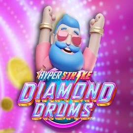 Slots logo of Hyper Strike Diamond Drums from Gameburger Studios at Slotoro Casino