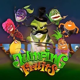 Jumping Fruits by Wazdan, showcased at slotoroocasino.com – game logo