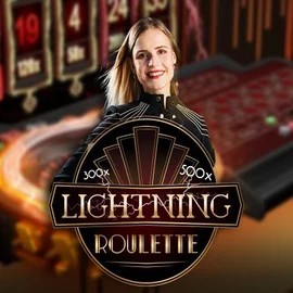 Lightning Roulette slot icon by Evolution, available at Slotoro Casino
