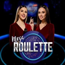 Mega Roulette logo – Live Casino by Pragmatic Play at Slotoro Casino