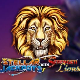 Play the Stellar Jackpots with Serengeti Lions slot by Lightning Box Game on Slotoro Casino