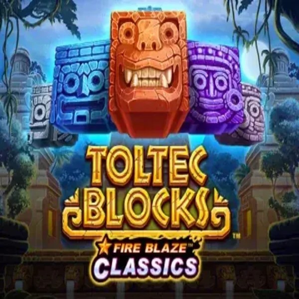 Enjoy Fire Blaze: Toltec Blocks by Rarestone Gaming – logo hosted on slotoroocasino.com
