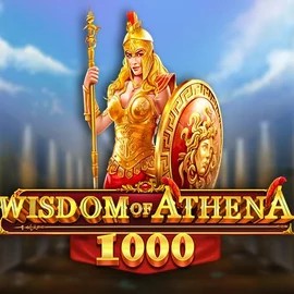 Wisdom of Athena 1000 online game logo by Pragmatic Play on slotoroocasino.com